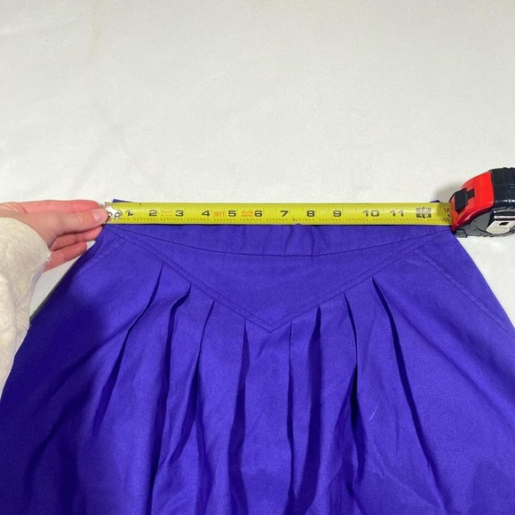 Vintage Adidas Skirt Purple Pleated Tennis Y2K 90s Athletic Retro Made in USA - Picture 5 of 6